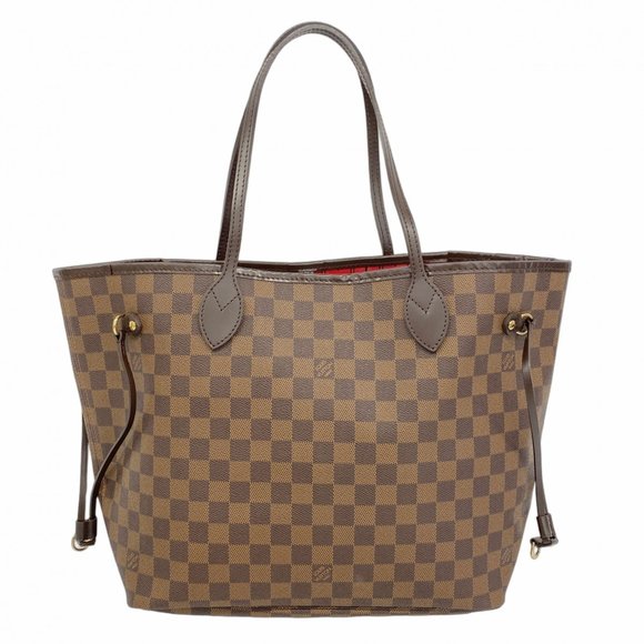 LOUIS VUITTON Brown Damier Neverfull MM Tote Bag - Picture 1 of 11